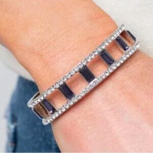 NEW Purple & Silver Industrial Icing Bracelet